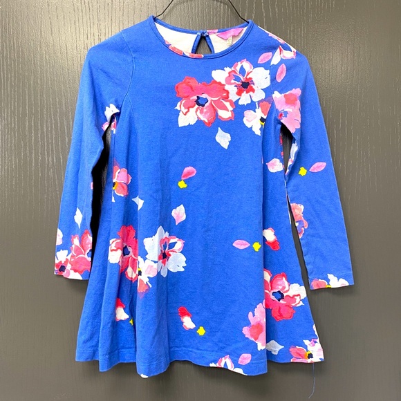 Purple Joules Floral Girls Tunic/Dress 9-10Y - Picture 1 of 3